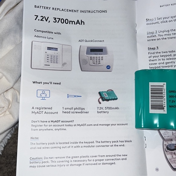 Battery replacement Brand: Greatpower
Replacement Battery 7.2v 3700mAh - Picture 2 of 3